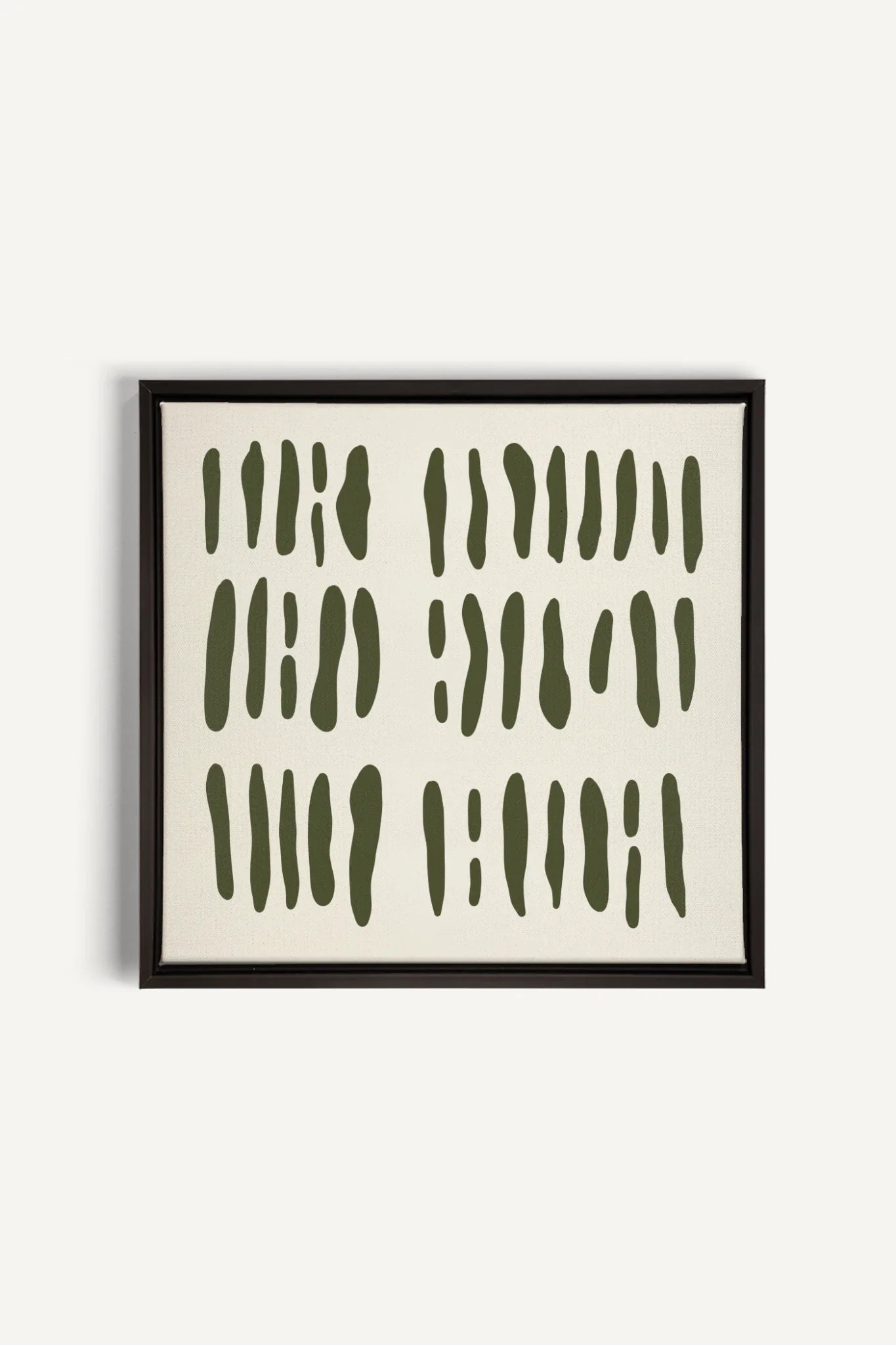 OLEKA CANVAS - FLOATING PATTERNS, Oeuvre sur toile étirée, encadré Noir