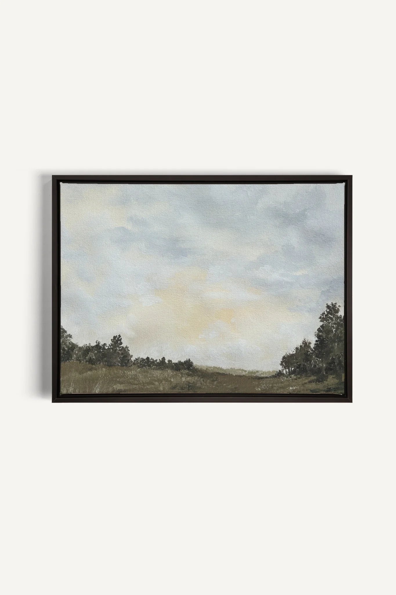 OLEKA CANVAS - FRESH SKIES, Oeuvre sur toile étirée, encadré Noir