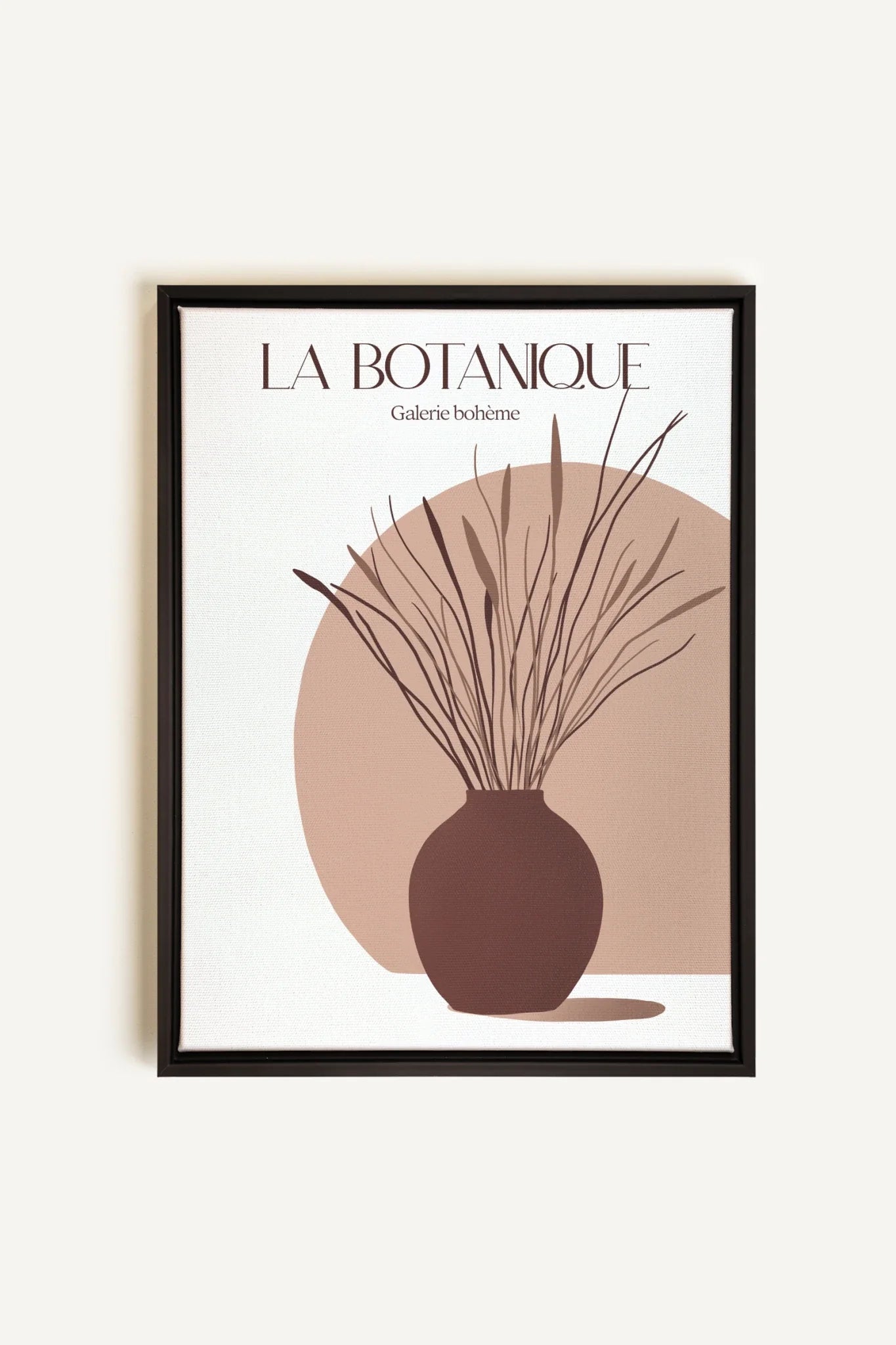 OLEKA CANVAS - GALERIE BOHÈME, Oeuvre sur toile étirée, encadré Noir