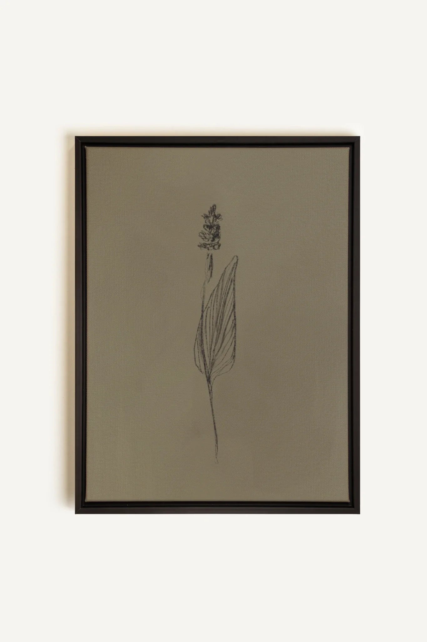 OLEKA CANVAS - GRAIN DE NATURE, Oeuvre sur toile étirée, encadré Noir
