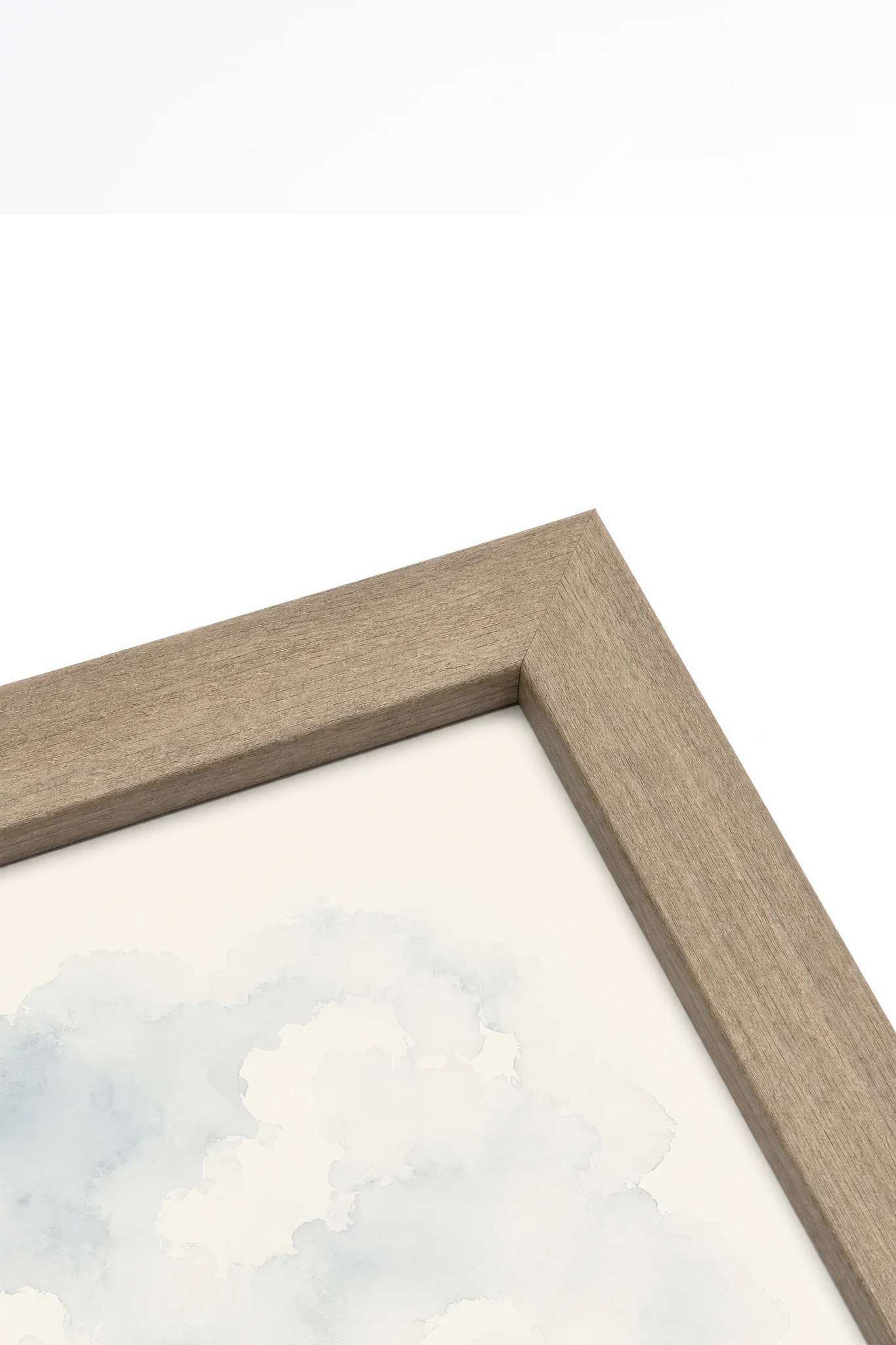 THE LITTLE BUILDER, Painting on rigid canvas, framed in brown oak