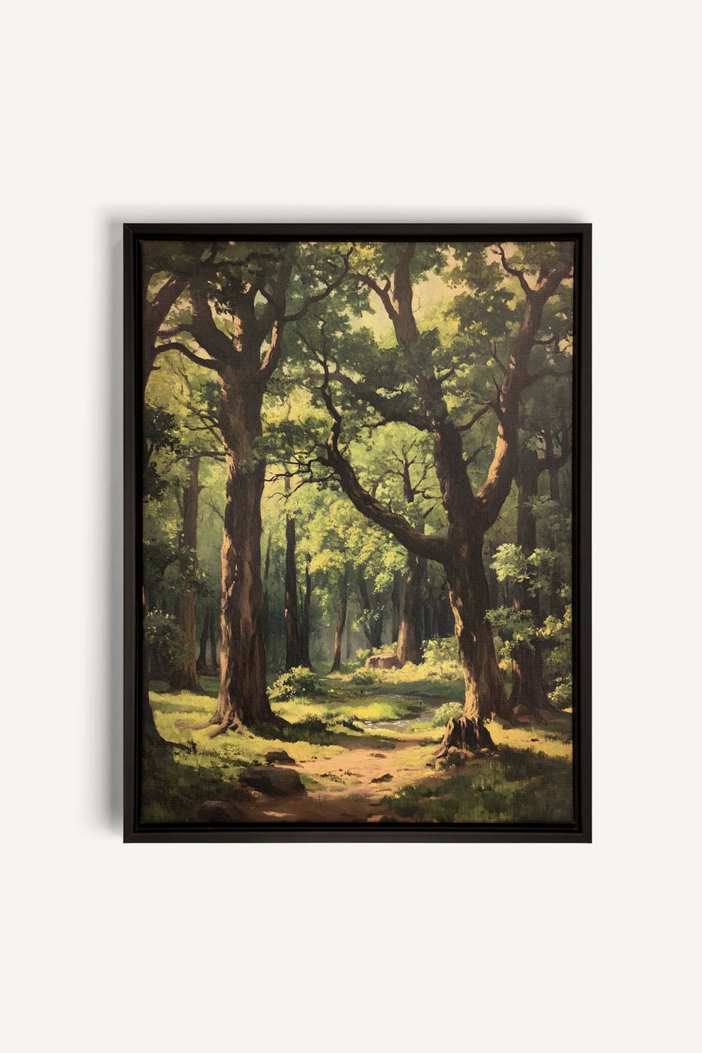 OLEKA CANVAS - MYSTIC TRAILS, Oeuvre sur toile étirée, encadré Noir