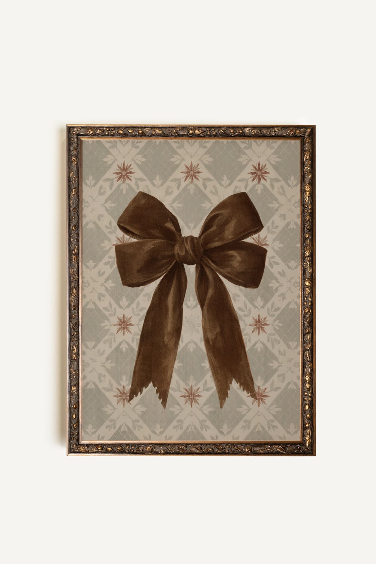 OLK_HLD_33, Artwork on rigid canvas, framed Vintage Bronze