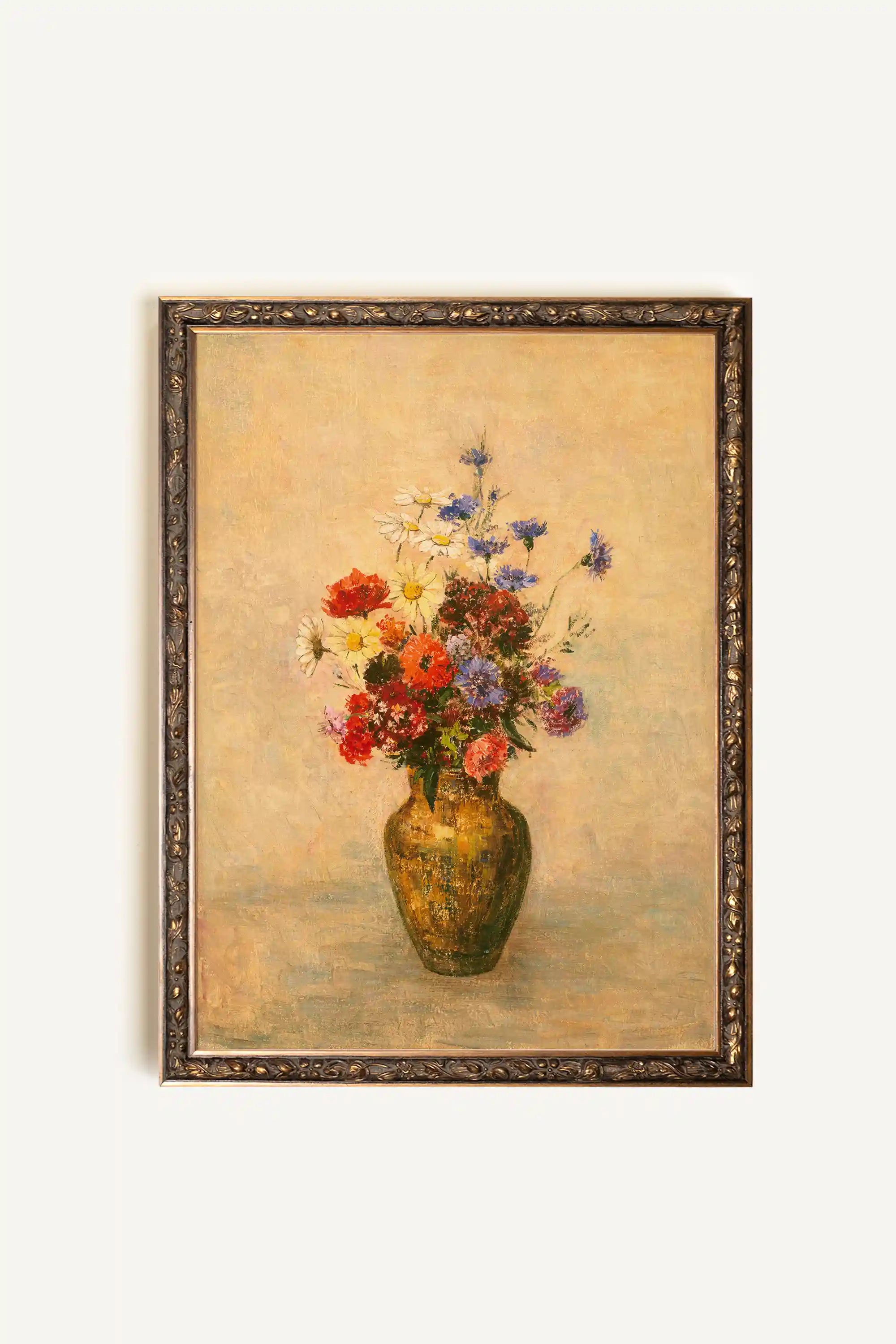 PARFUM DU PASSÉ, Artwork on rigid canvas, framed in Vintage Bronze