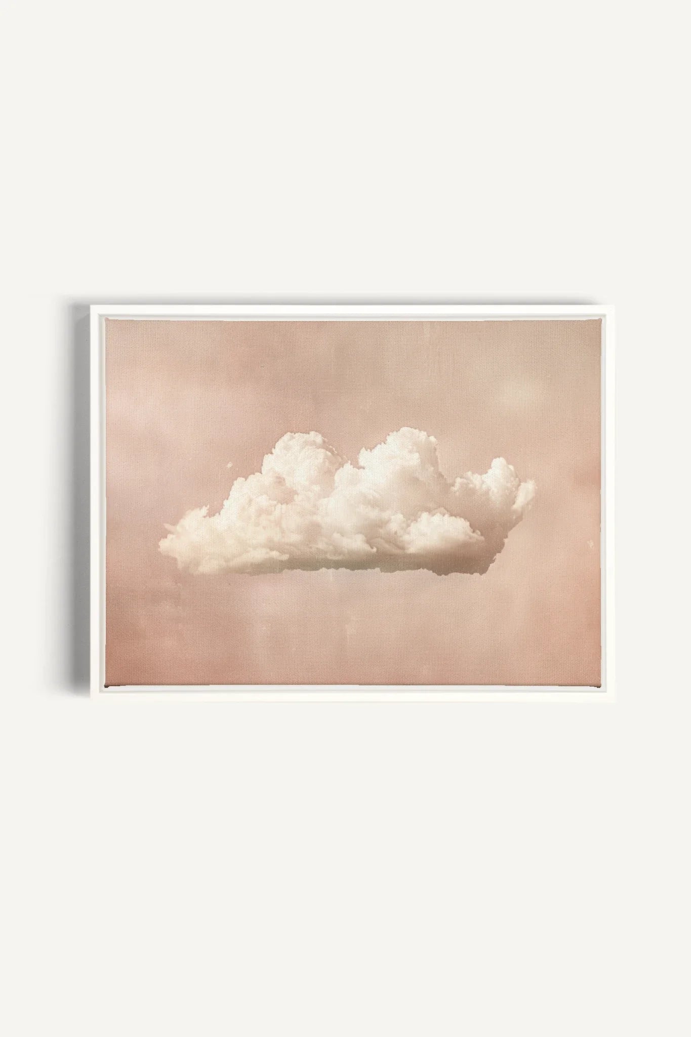 OLEKA CANVAS - PINK DREAM, Oeuvre sur toile étirée, encadré Blanc