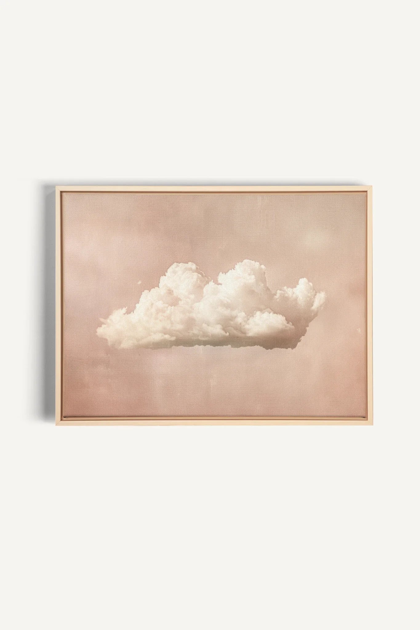 OLEKA CANVAS - PINK DREAM, Oeuvre sur toile étirée, encadré Naturel Clair