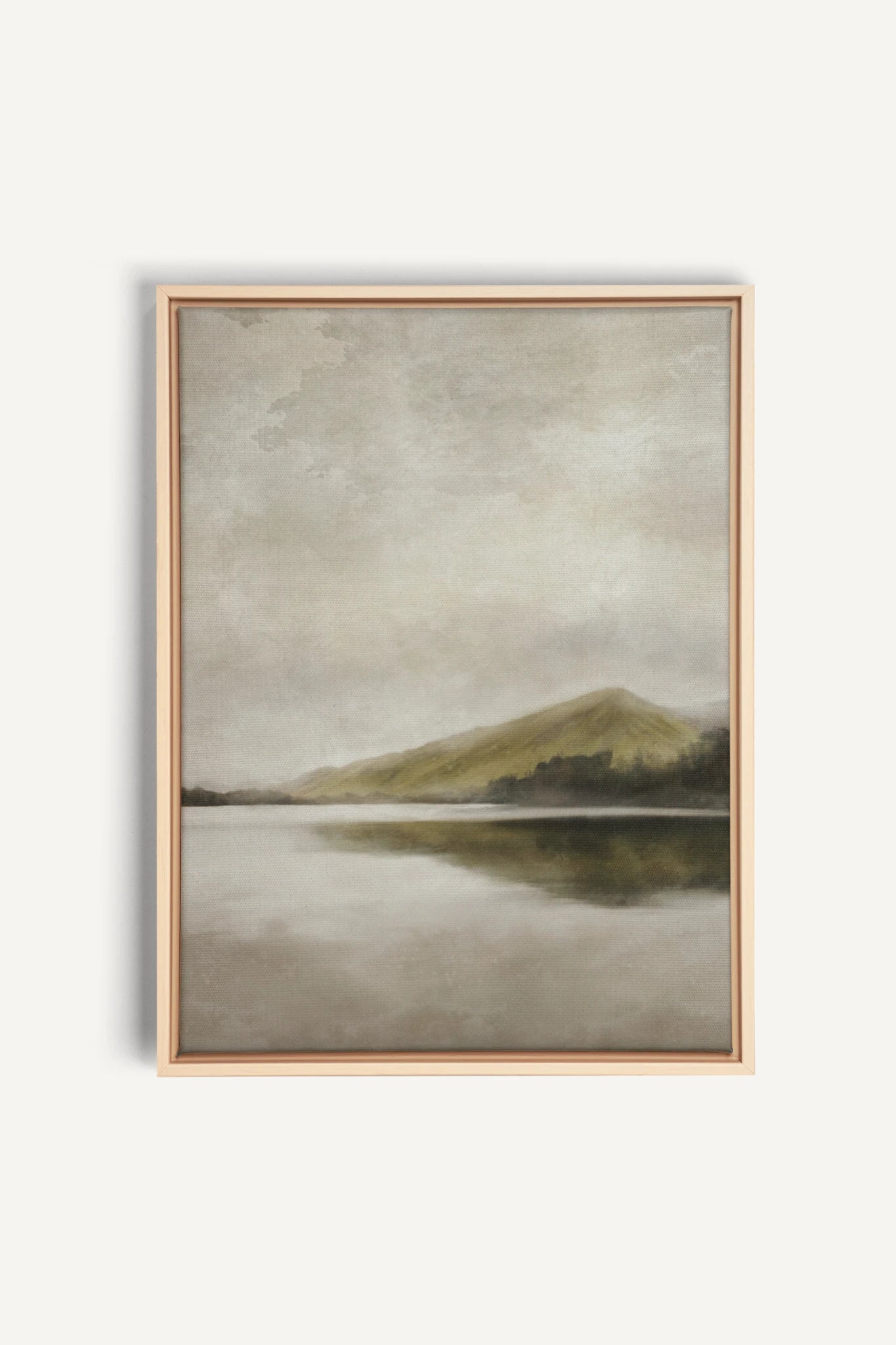 REFLETS, Artwork on stretched canvas, framed Natural Light