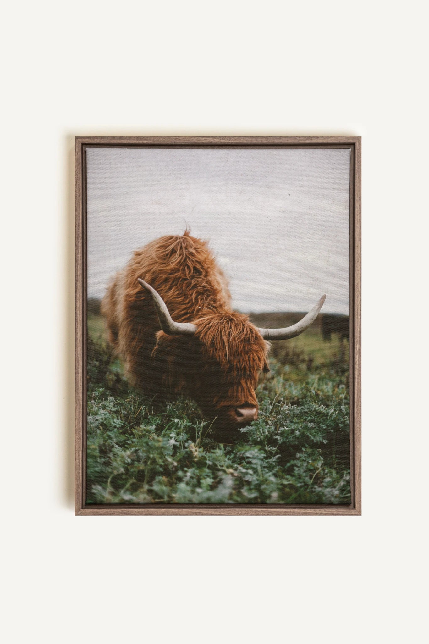 ROOTED SPIRIT, Artwork on stretched canvas, framed in Brown Oak