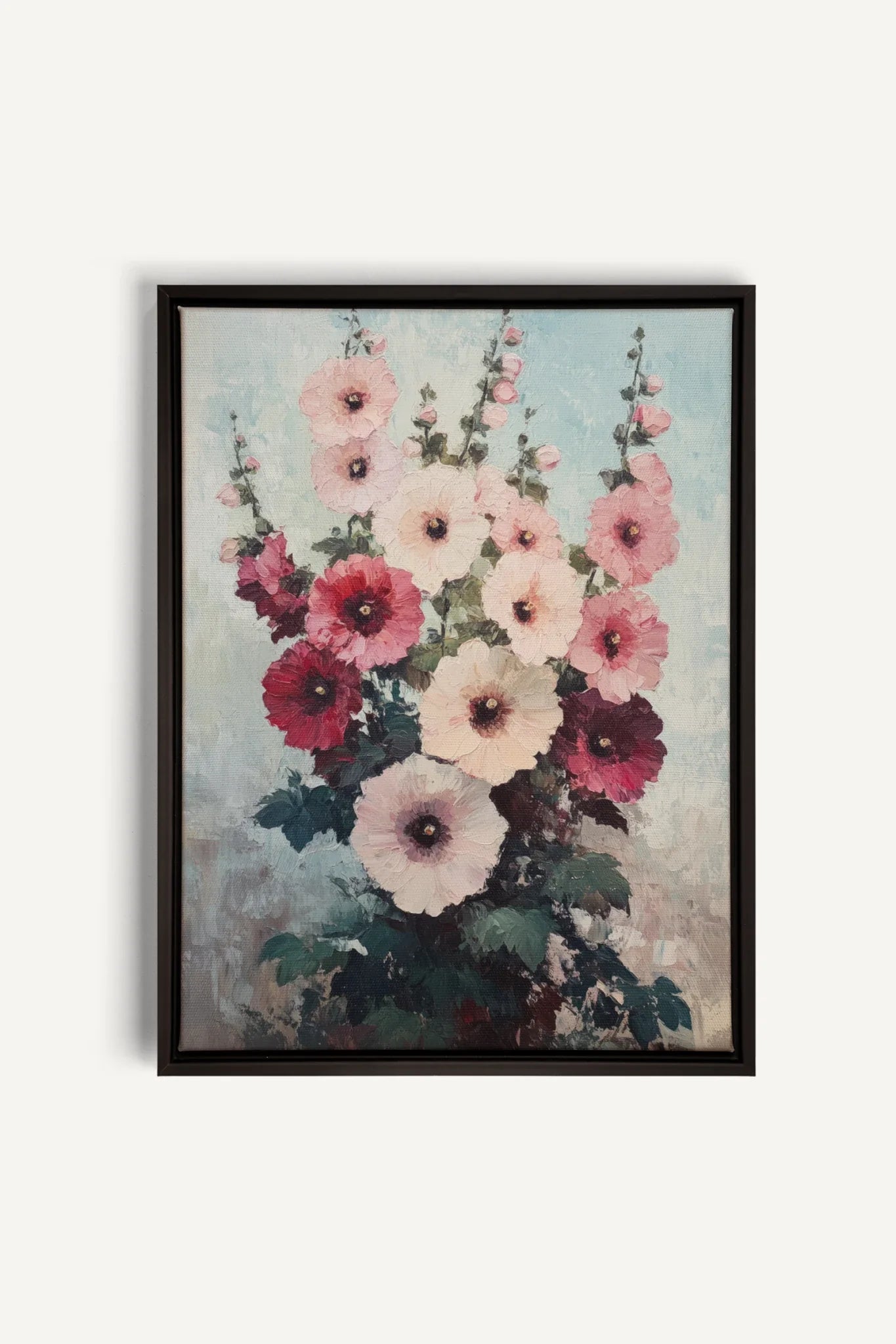 OLEKA CANVAS - ROSEWATER DREAM, Oeuvre sur toile étirée, encadré Naturel Clair