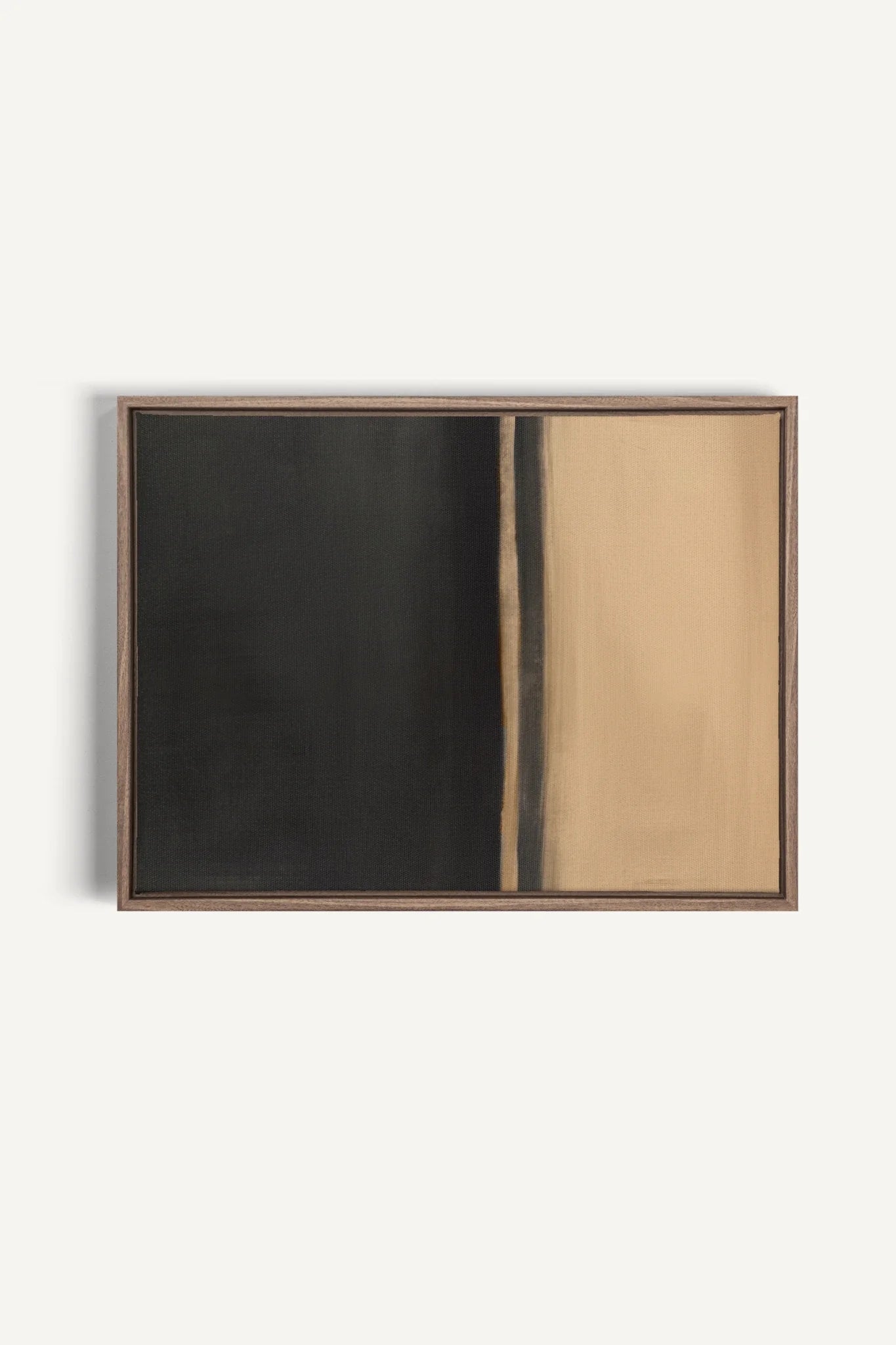 OLEKA CANVAS - SHIFTING SANDS, Oeuvre sur toile étirée, encadré Brun Chêne