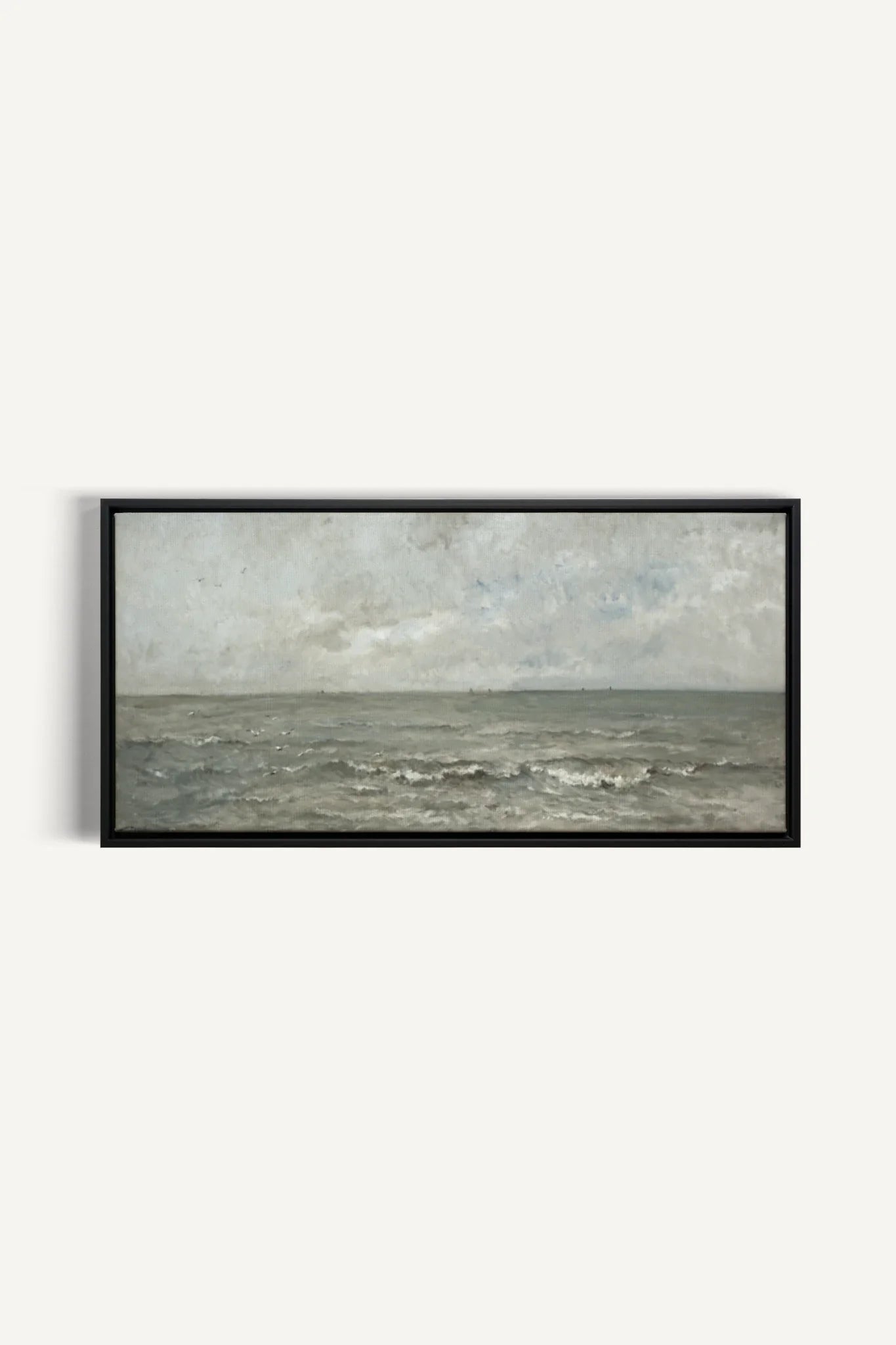 OLEKA CANVAS - SIGNATURE SEASCAPE, Oeuvre sur toile étirée, encadré Noir