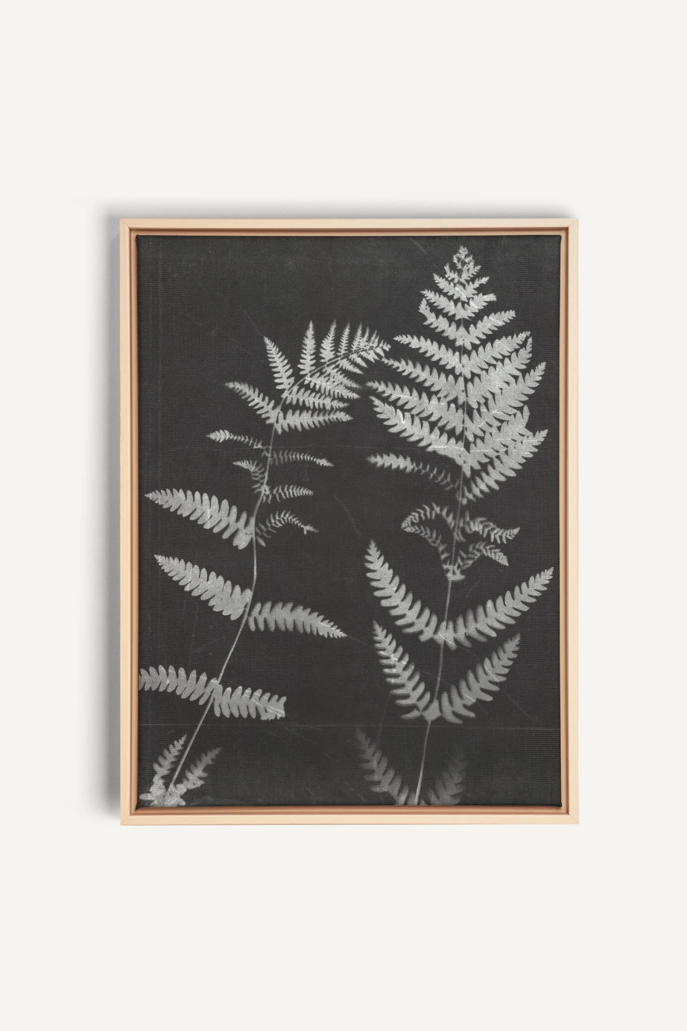 SOUFFLE FORESTIER, Work on stretched canvas, framed Naturel Clair