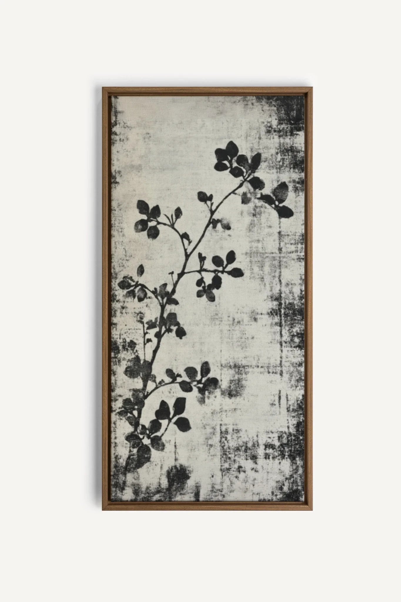 OLEKA CANVAS - SUBTLE NATURE, Oeuvre sur toile étirée, encadré Brun Chêne