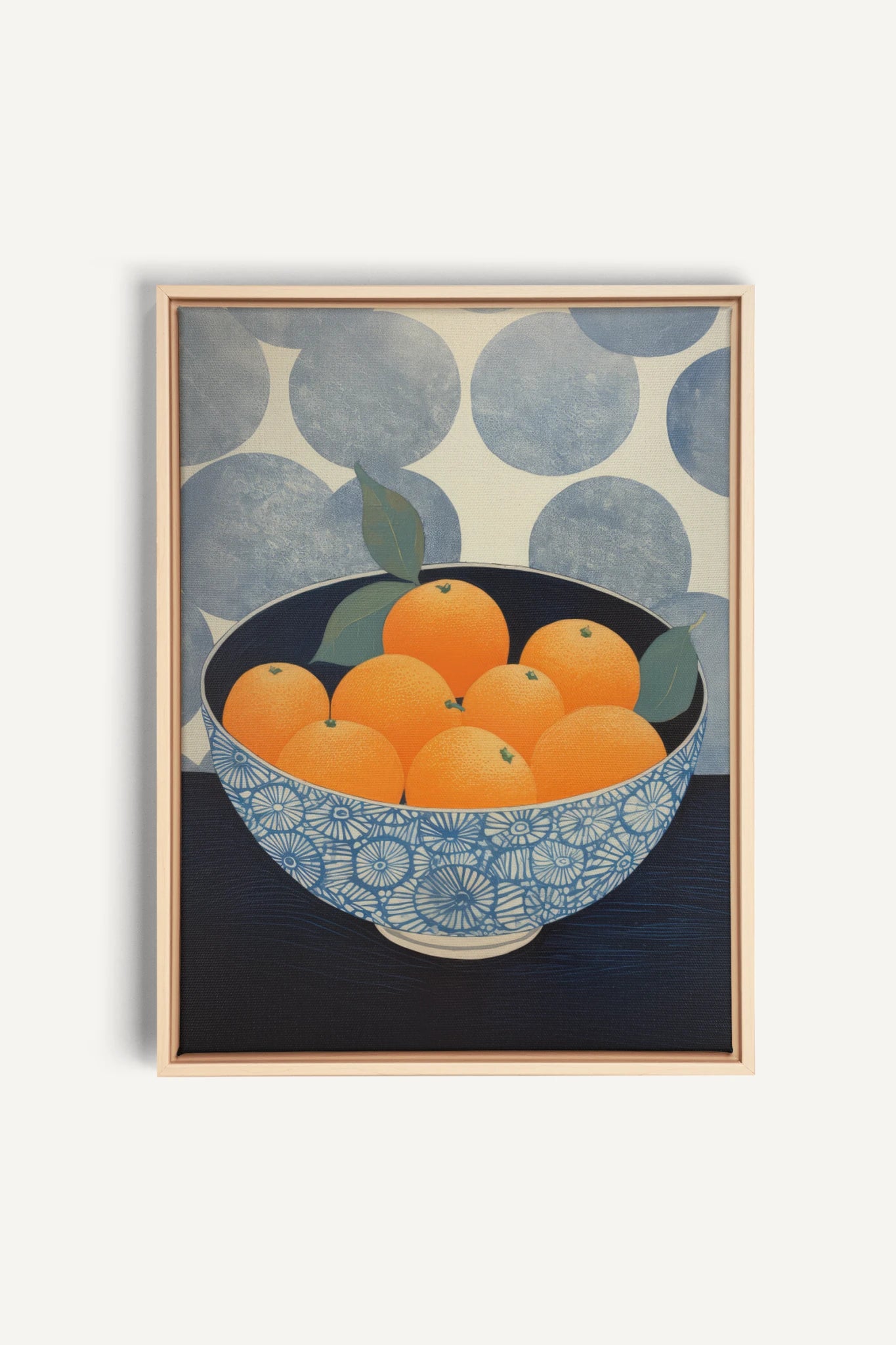 TANGERINE DREAM, Oeuvre sur toile étirée, encadré Naturel Clair