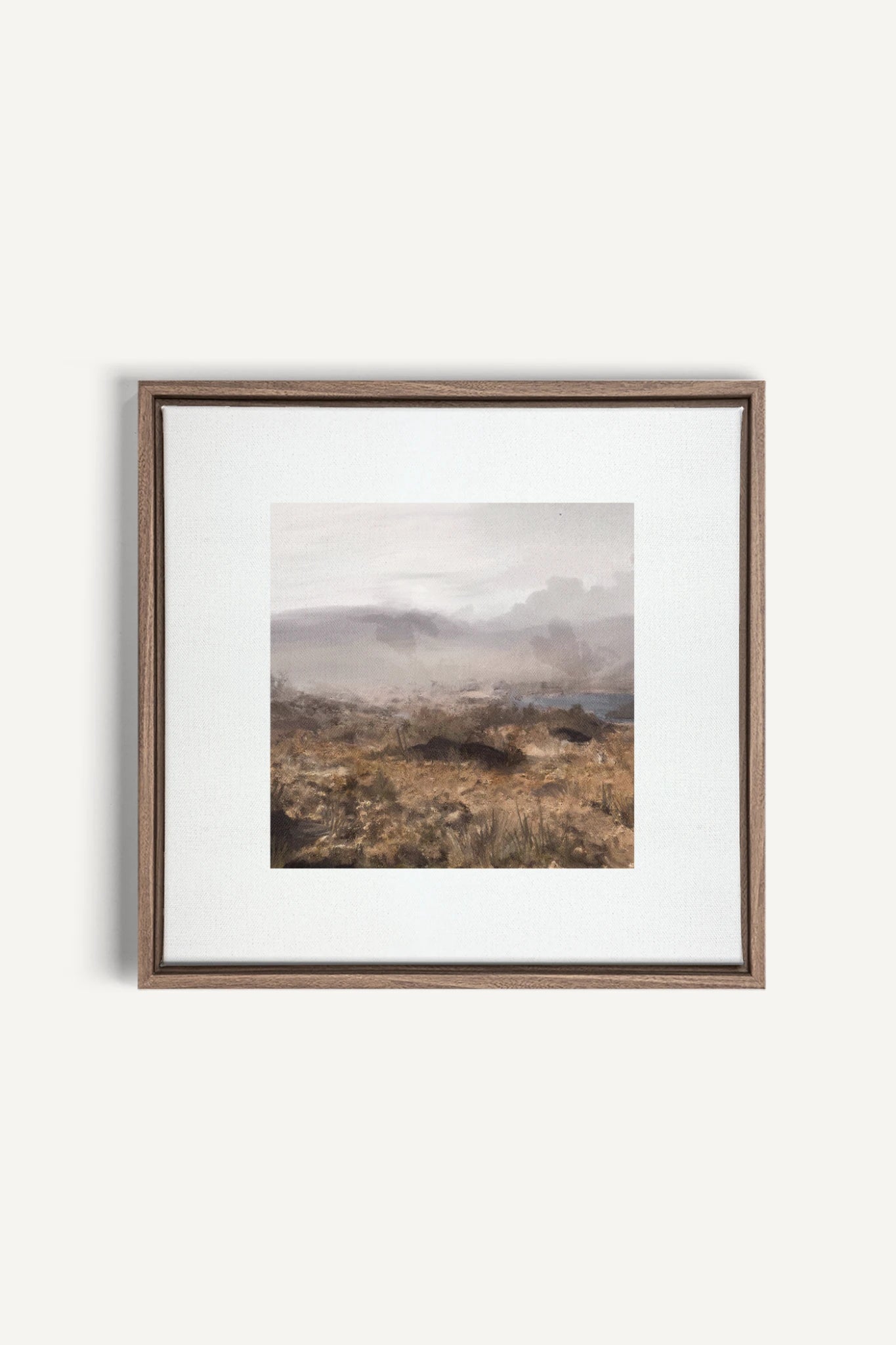 THE EMERALD WILDS, Oeuvre sur toile étirée, encadré Brun Chêne