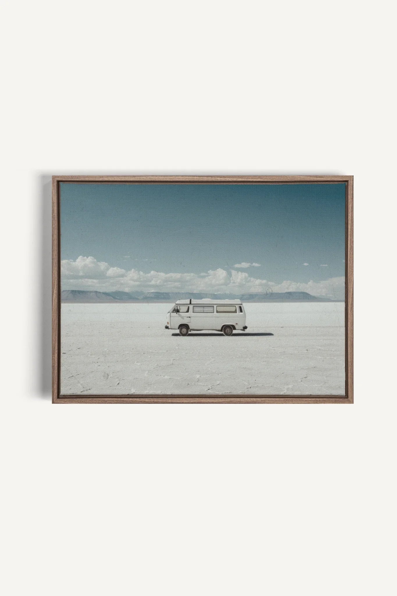 OLEKA CANVAS - WILDERNESS, Oeuvre sur toile étirée, encadré Brun Chêne