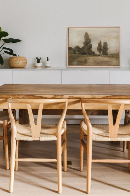 OLEKA CANVAS - PASTURE, Oeuvre sur toile étirée, encadré Naturel Clair