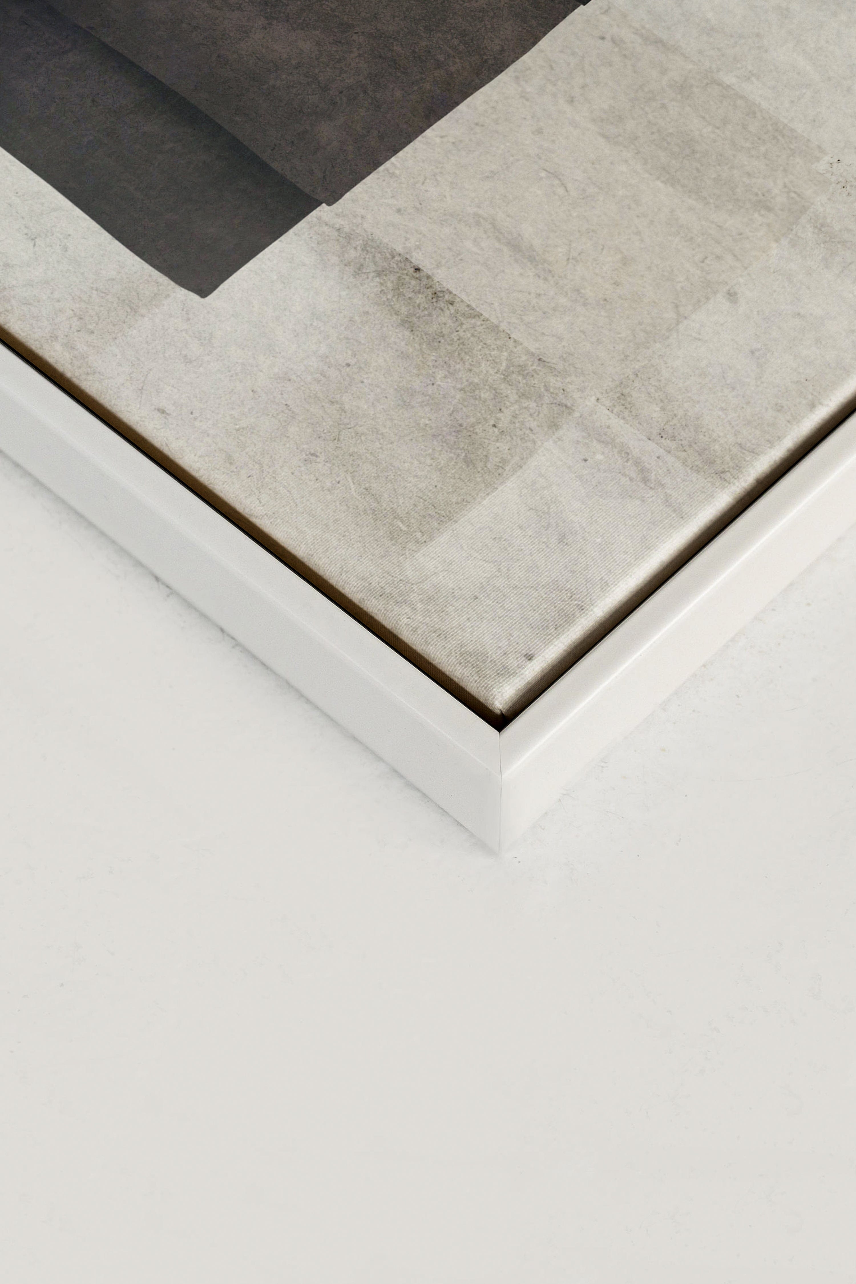 OLEKA CANVAS - GENESIS, Oeuvre sur toile étirée, encadré Blanc