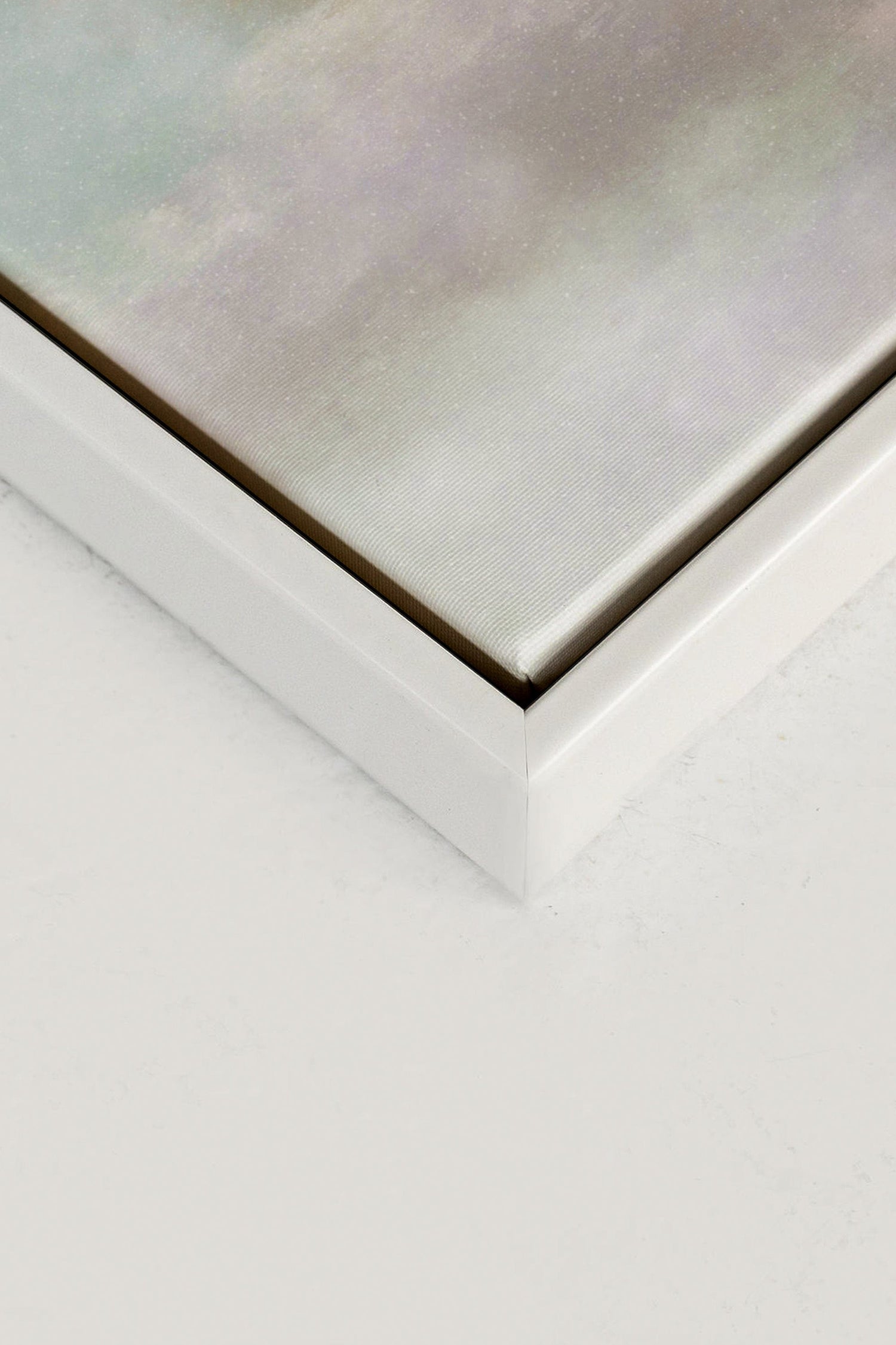 OLEKA CANVAS - NEBULA, Oeuvre sur toile étirée, encadré Blanc