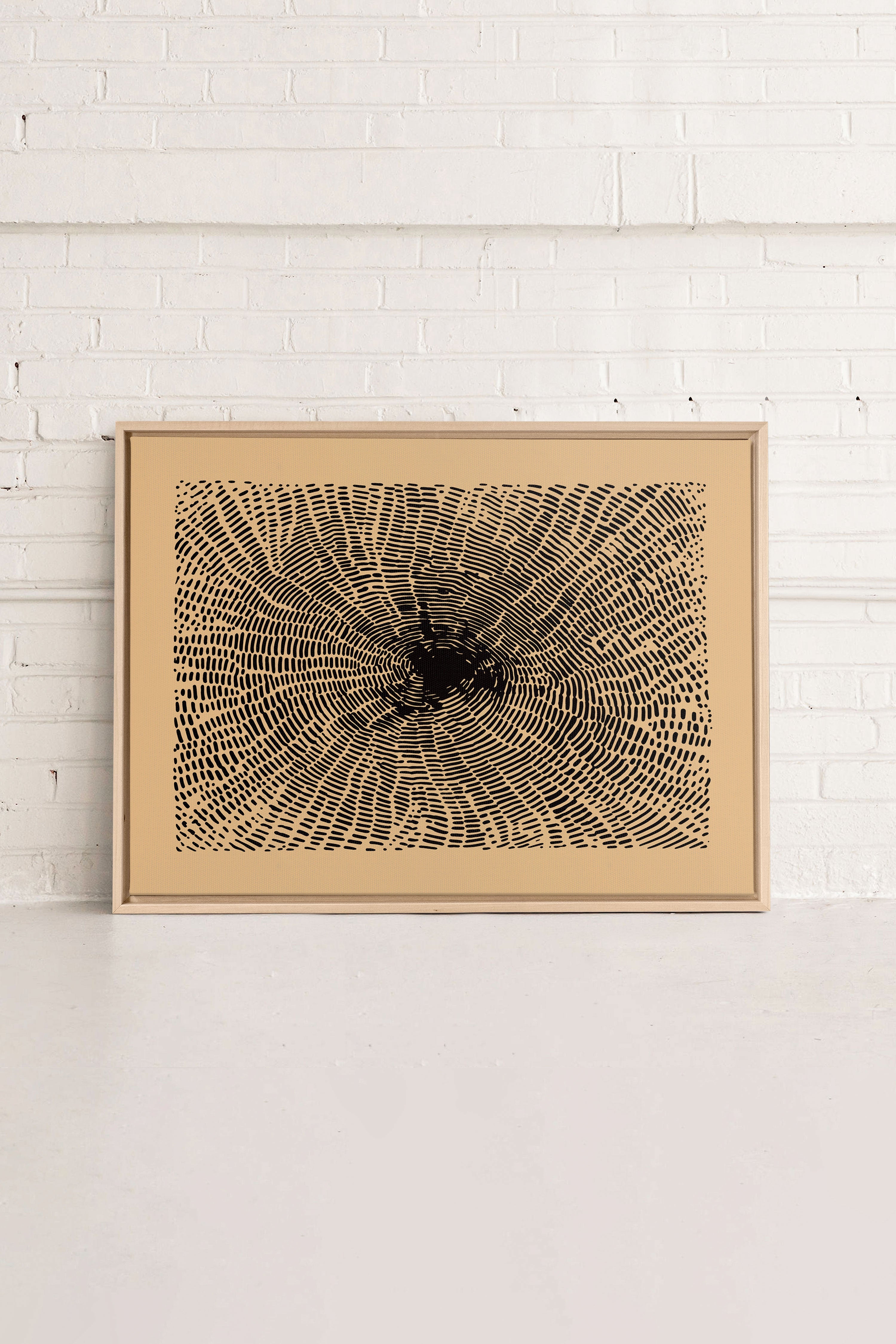 OLEKA CANVAS - ANCIENT ROOTS, Oeuvre sur toile étirée, encadré Naturel Clair