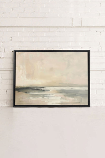 OLEKA CANVAS - GENTLE BREEZE, Oeuvre sur toile étirée, encadré Noir