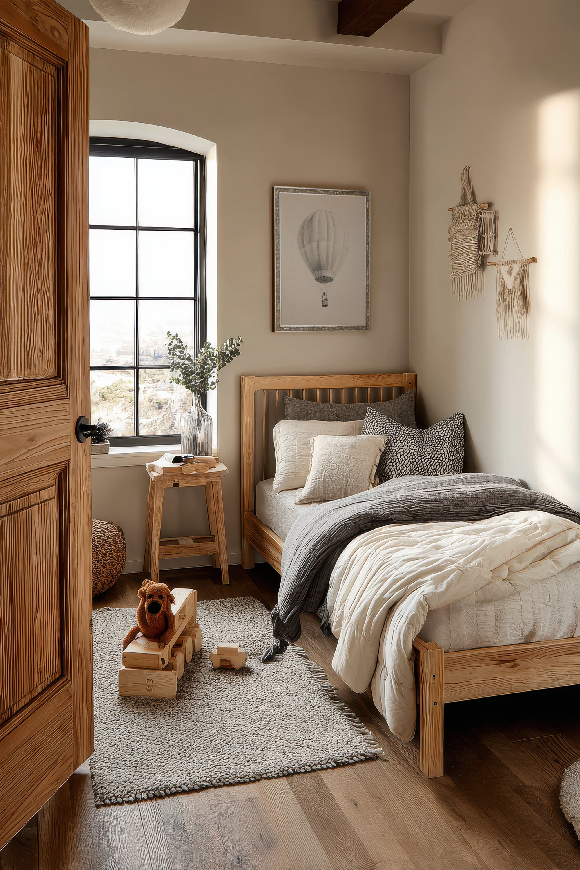 RÊVE AÉRIEN, Oeuvre sur toile étirée, encadré Vintage Argent