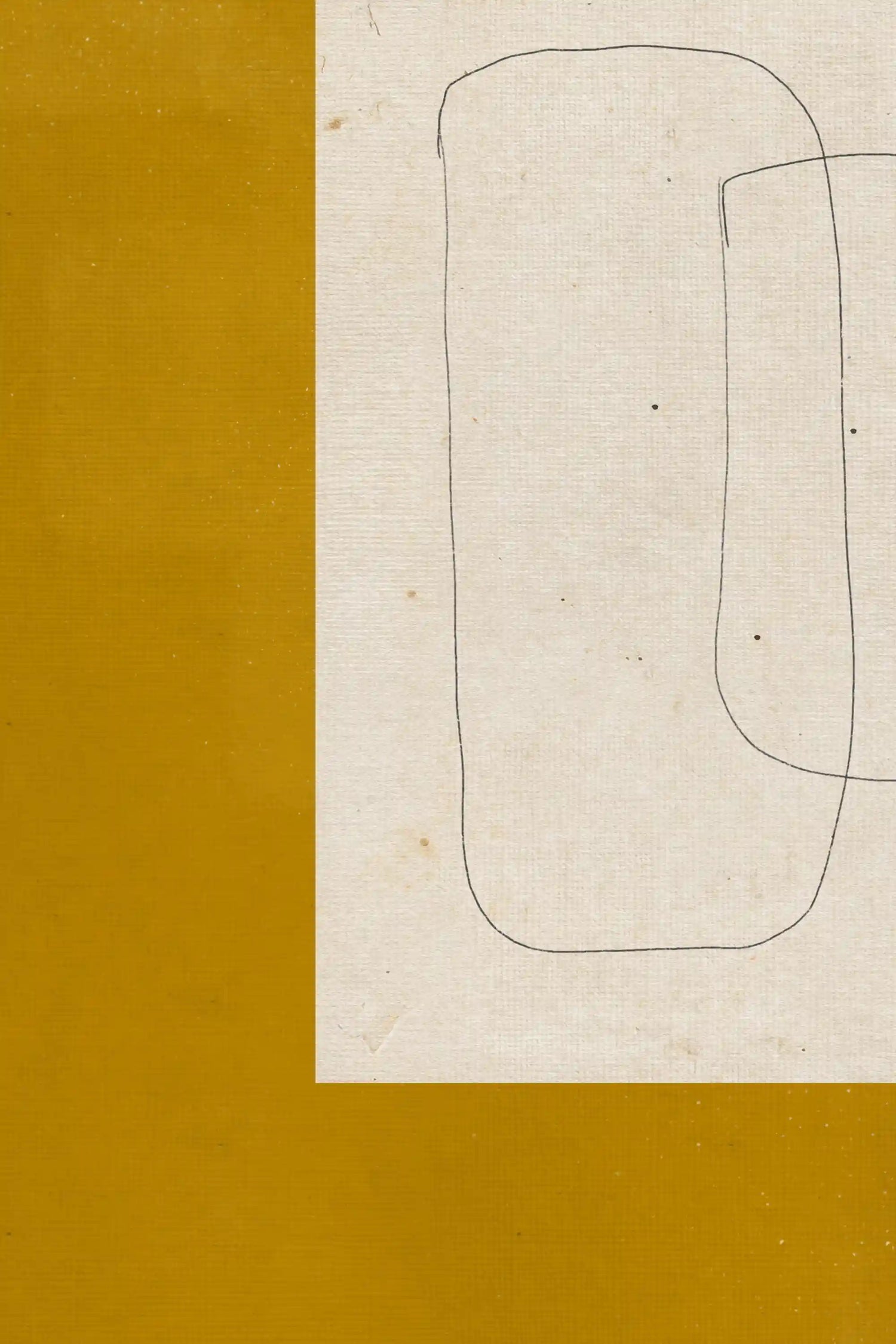 FONDATION, Work on canvas, framed Vintage Bronze