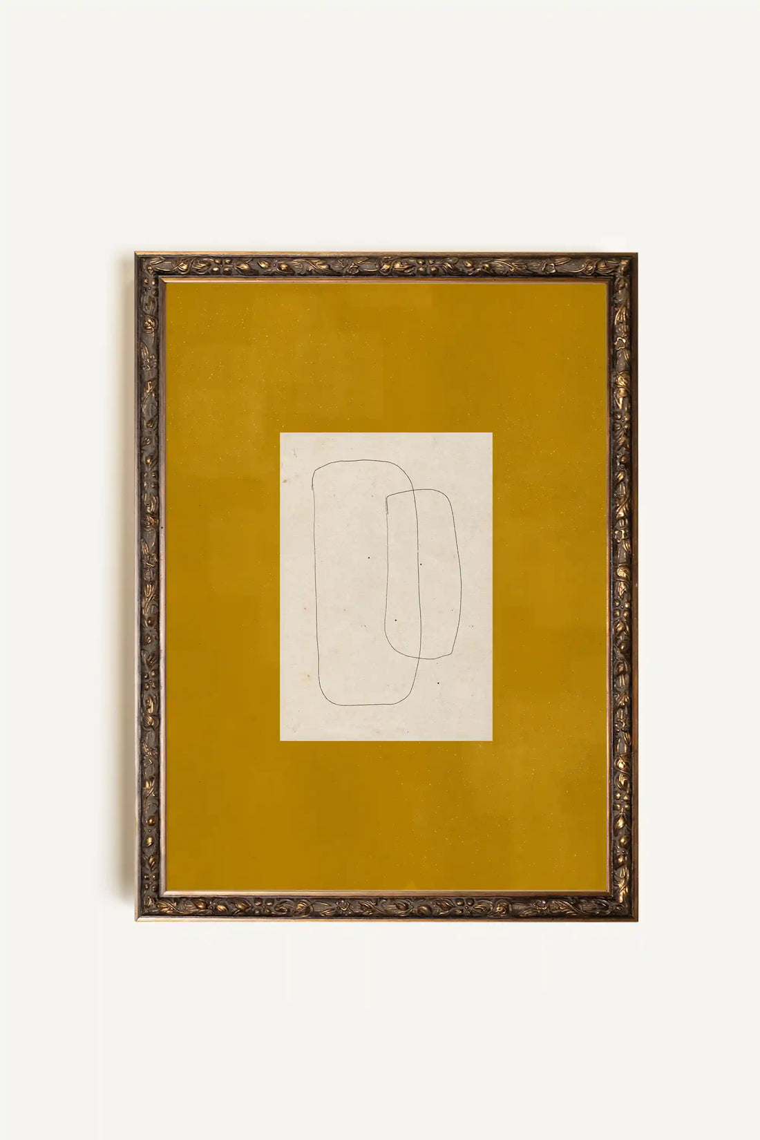 FONDATION, Oeuvre sur toile rigide, encadré Vintage Bronze