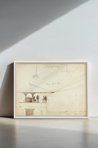 OLEKA CANVAS - MEASURED MINDS, Oeuvre sur toile étirée, encadré Blanc