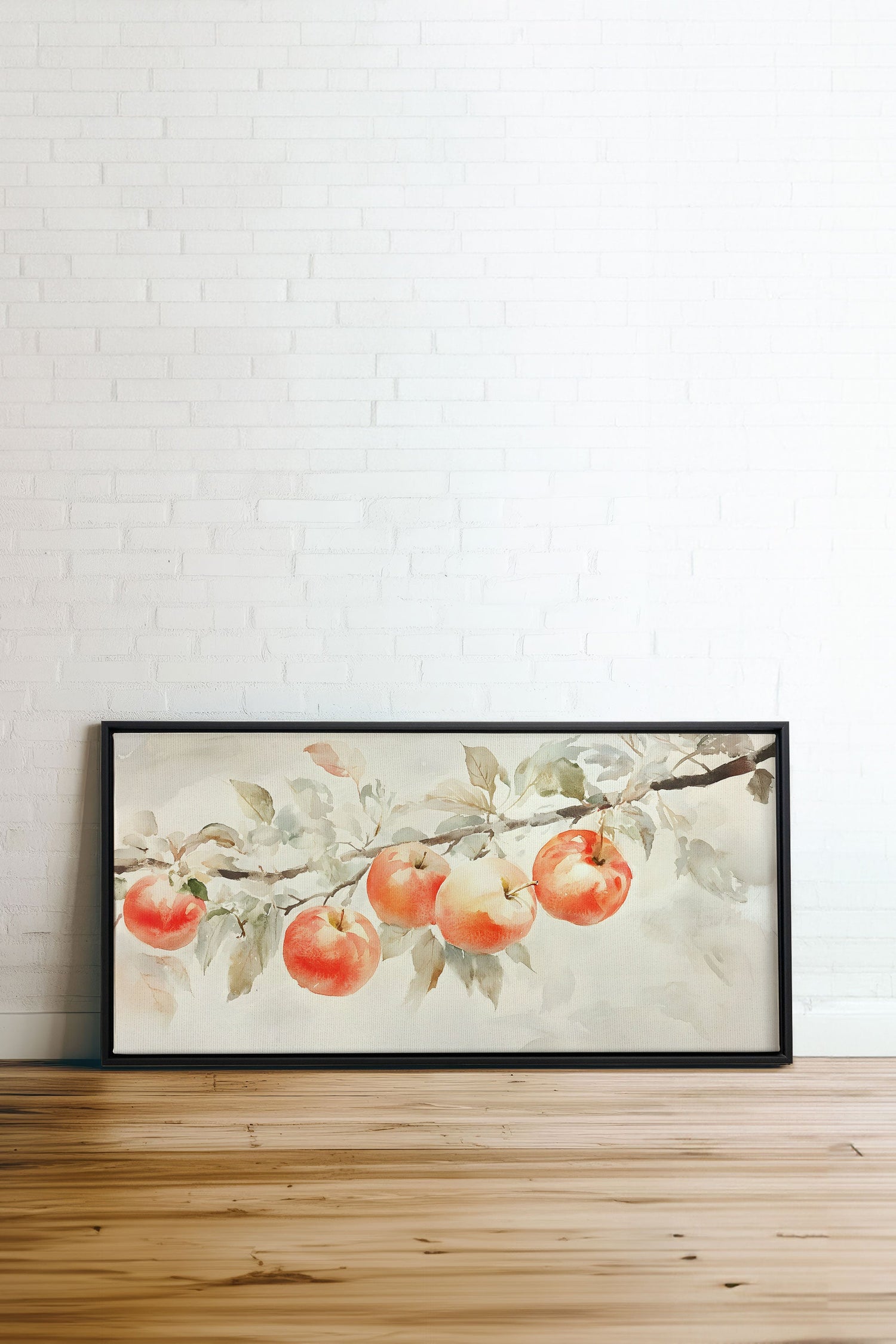 OLEKA CANVAS - DOUCE RÉCOLTE, Oeuvre sur toile étirée, encadré Noir