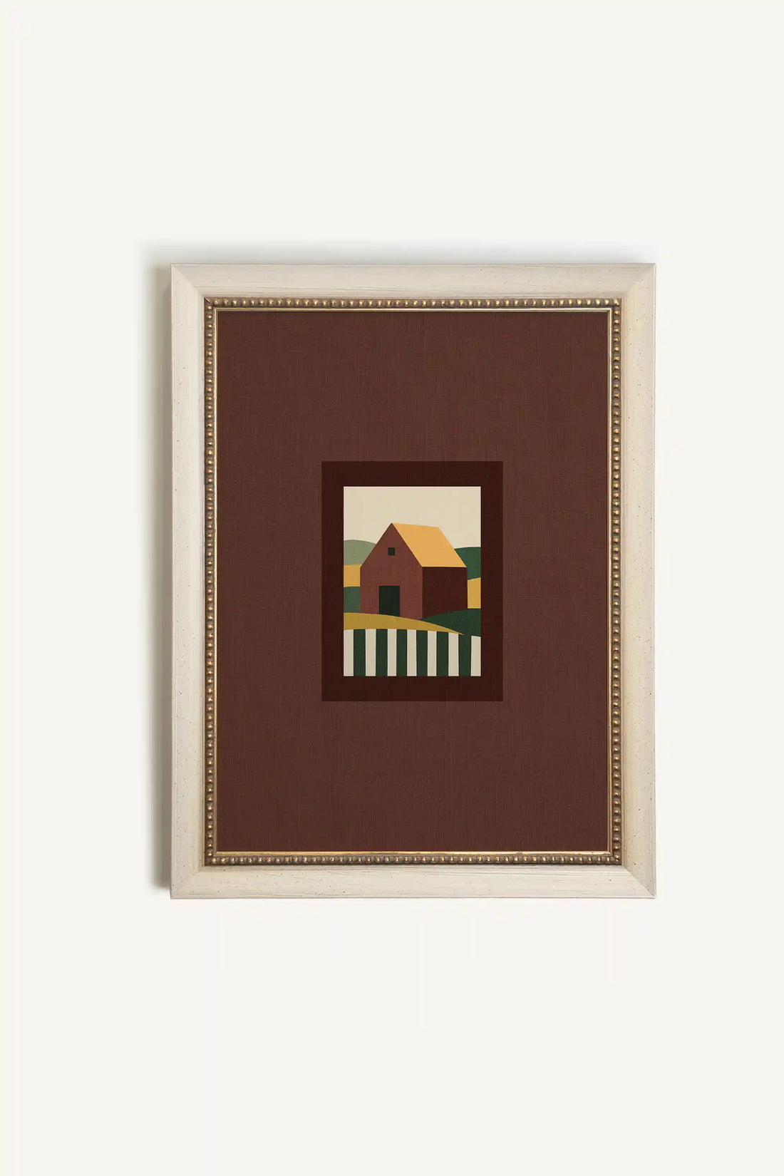 THE SAFE PLACE, Oeuvre sur toile rigide, encadré signature Atelier Dansereau