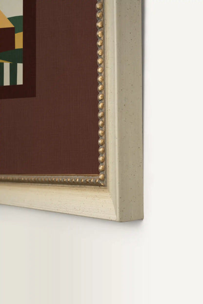 THE SAFE PLACE, Artwork on rigid canvas, signature frame by Atelier Dansereau