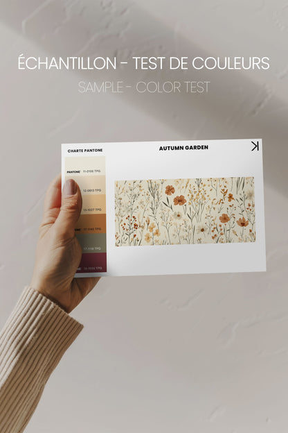 OLEKA CANVAS - AUTUMN GARDEN, Oeuvre sur toile étirée, encadré Noir