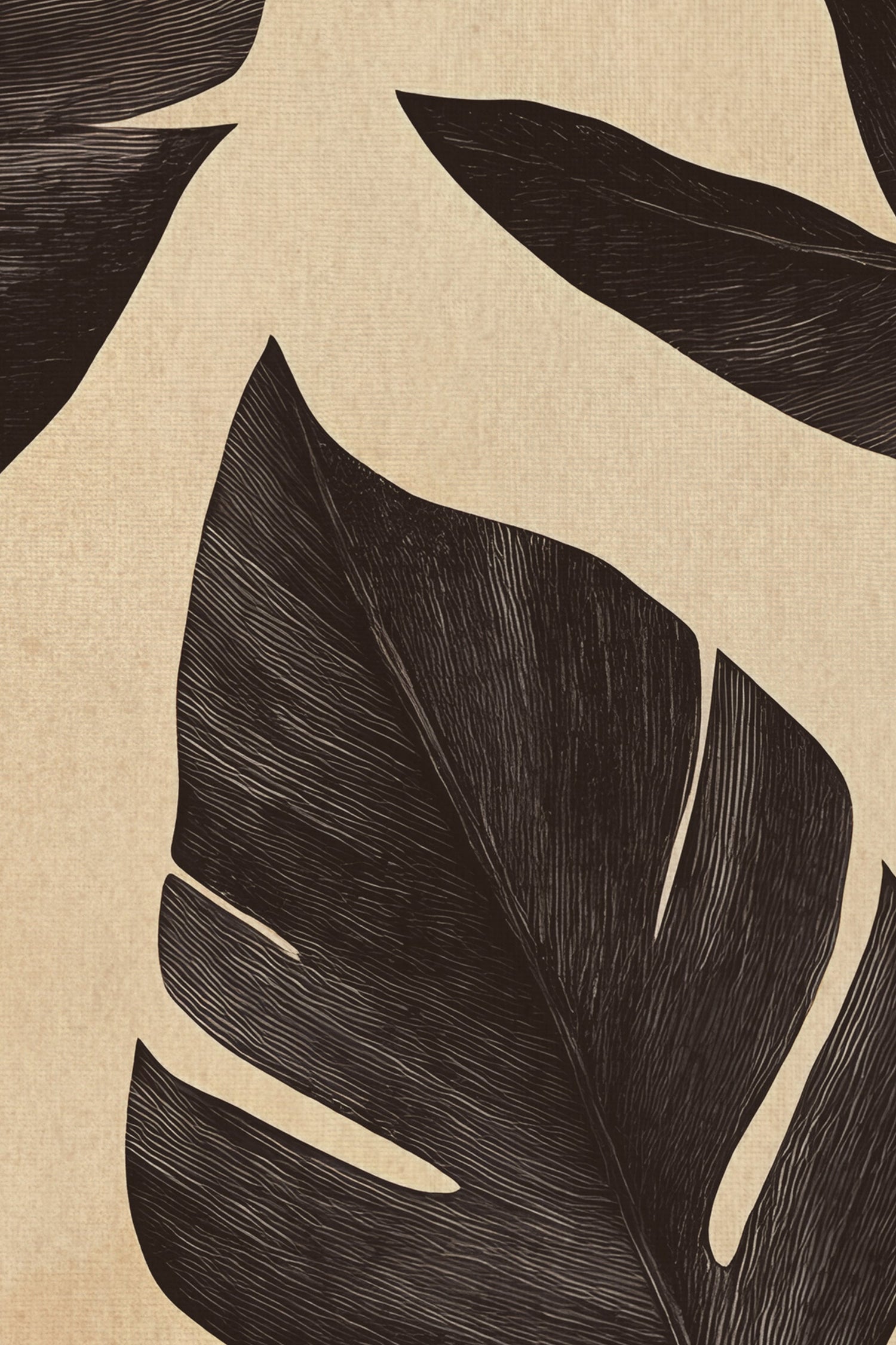 ÉBÈNE NATUREL, Artwork on rigid canvas, framed in Vintage Bronze