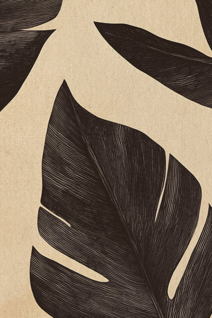 ÉBÈNE NATUREL, Artwork on rigid canvas, framed in Vintage Bronze