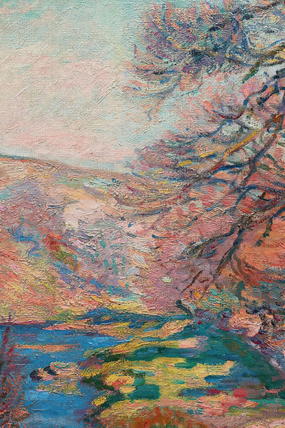 ÉCLAT DE SAISON, Oeuvre sur toile rigide, encadré Vintage Argent