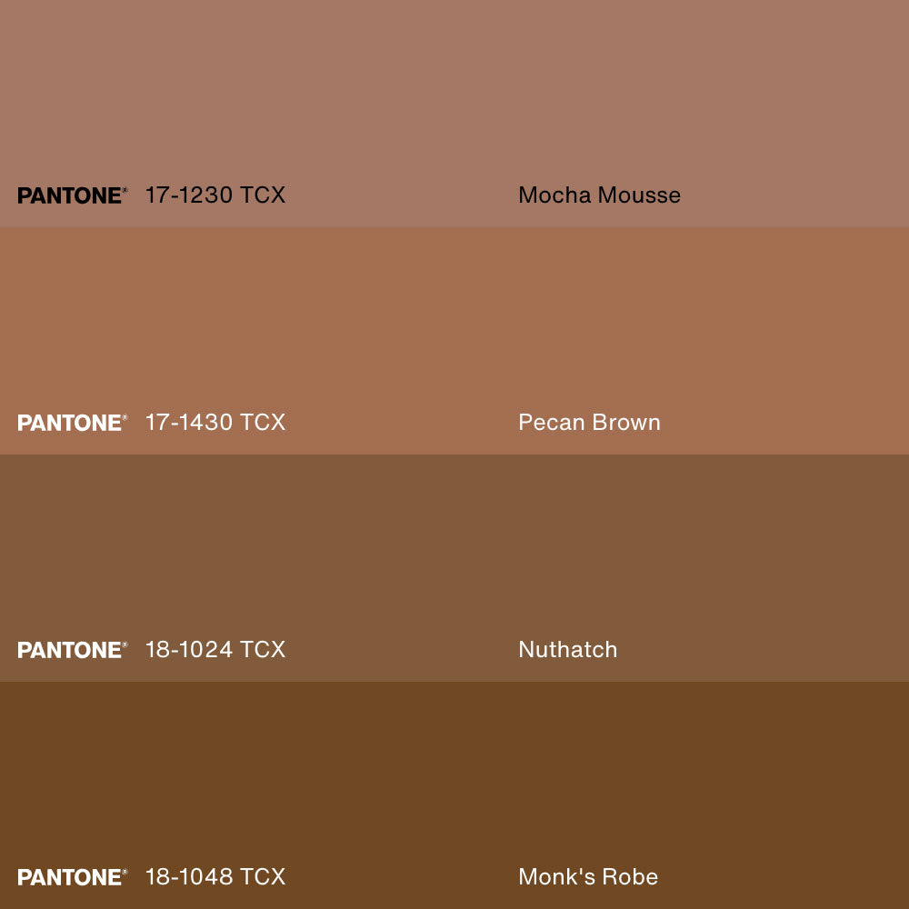 COCOA DUST, Oeuvre sur toile étirée, encadré Brun Noyer