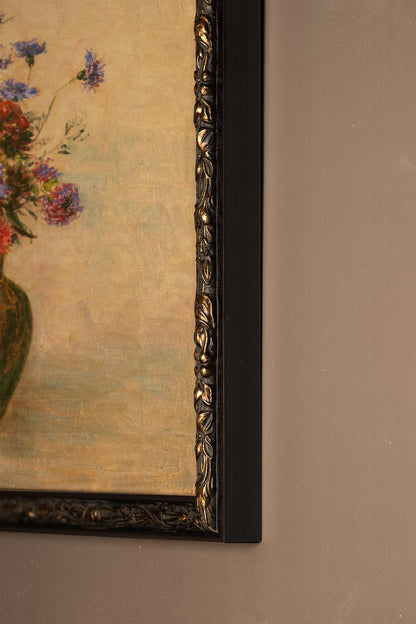 PARFUM DU PASSÉ, Oeuvre sur toile rigide, encadré Vintage Bronze