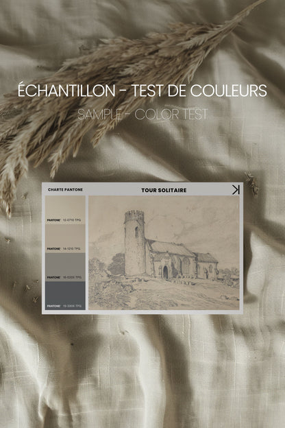 OLEKA CANVAS - TOUR SOLITAIRE, Oeuvre sur toile étirée, encadré Noir