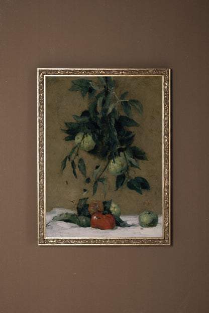 VELOURS DU TEMPS, Artwork on rigid canvas, framed Vintage Silver