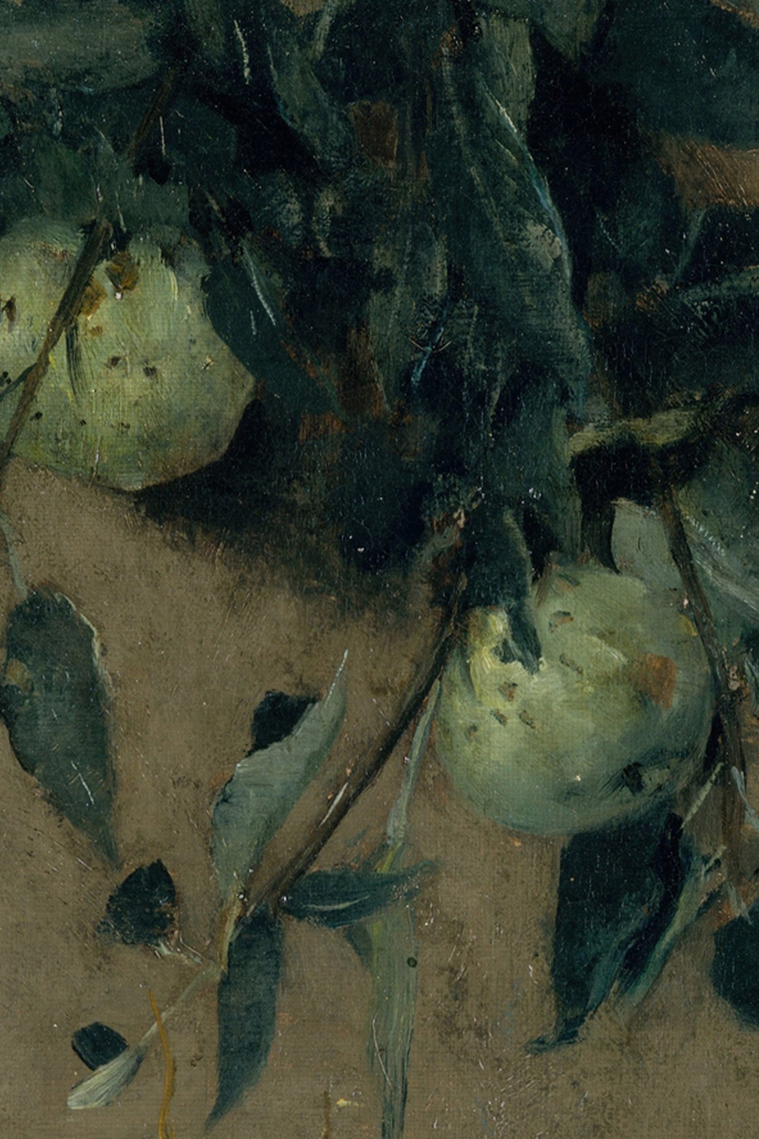 VELOURS DU TEMPS, Artwork on rigid canvas, framed Vintage Silver