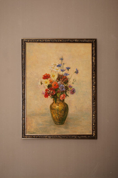 PARFUM DU PASSÉ, Oeuvre sur toile rigide, encadré Vintage Bronze