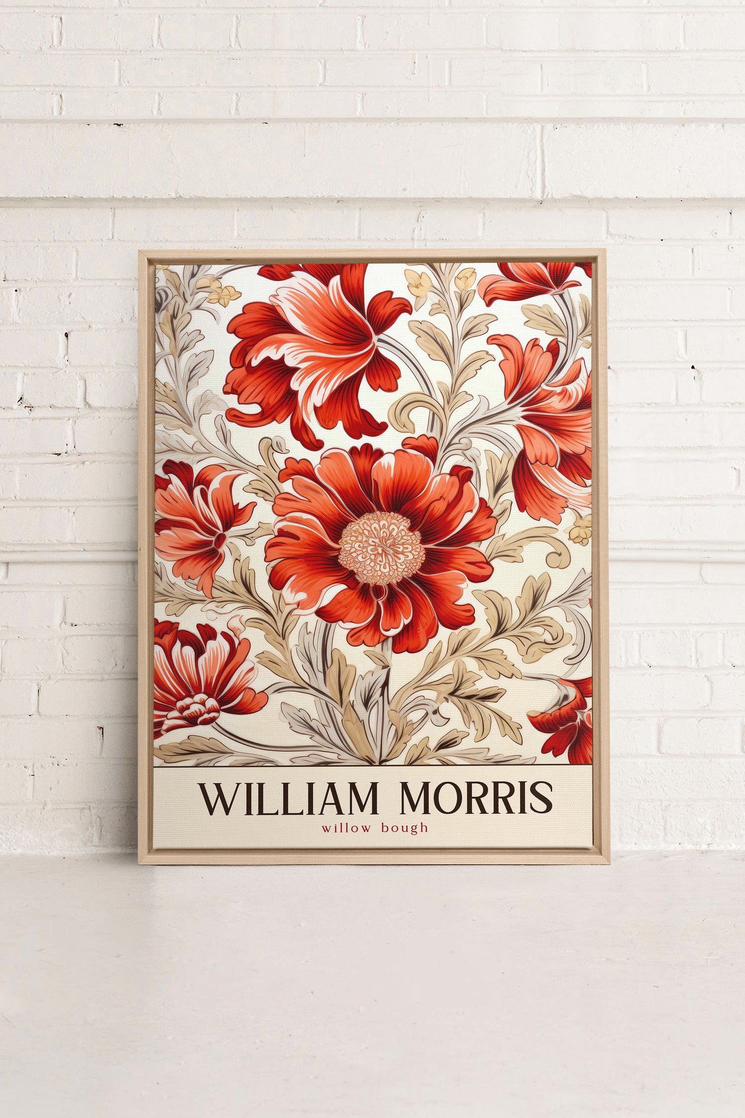 WILLIAM BOUGH, Oeuvre sur toile étirée, encadré Naturel Clair