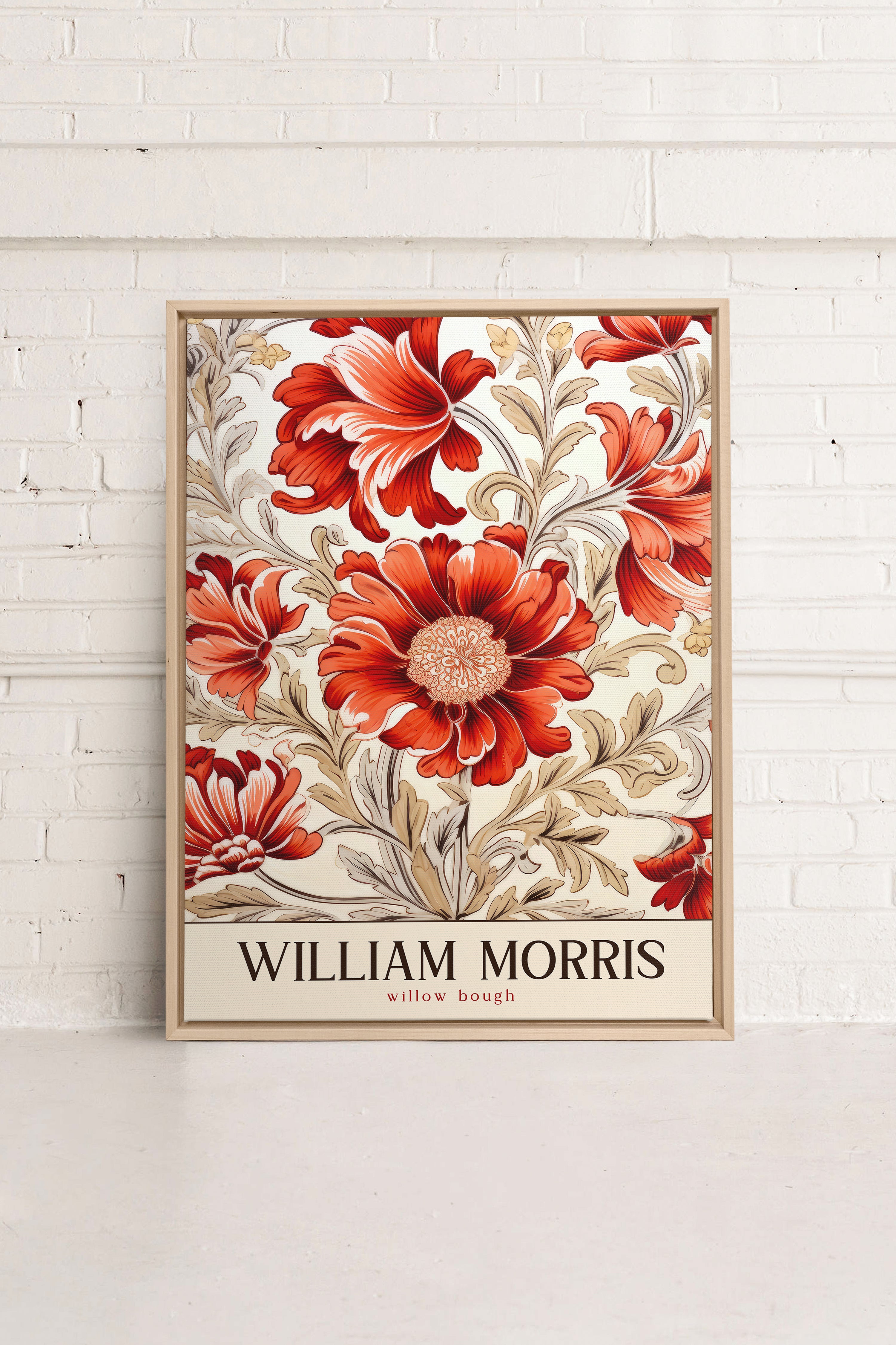 WILLIAM BOUGH, Oeuvre sur toile étirée, encadré Naturel Clair