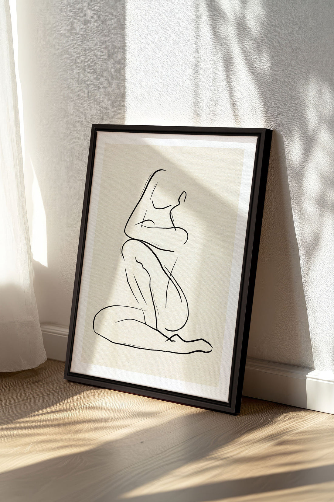 OLEKA CANVAS - GESTURE OF PEACE, Oeuvre sur toile étirée, encadré Noir