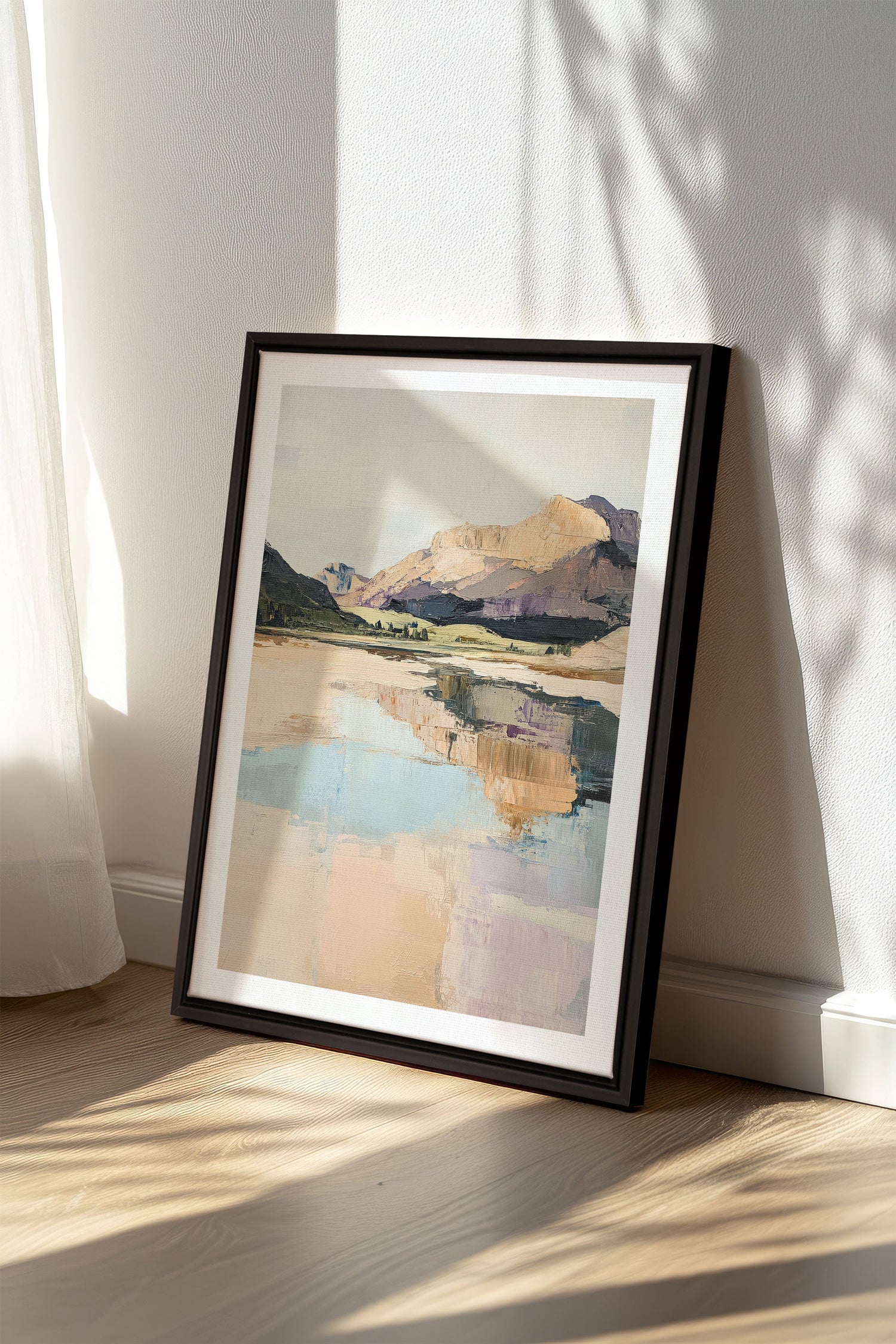 OLEKA CANVAS - WHISPERS OF THE CANYON, Oeuvre sur toile étirée, encadré Noir