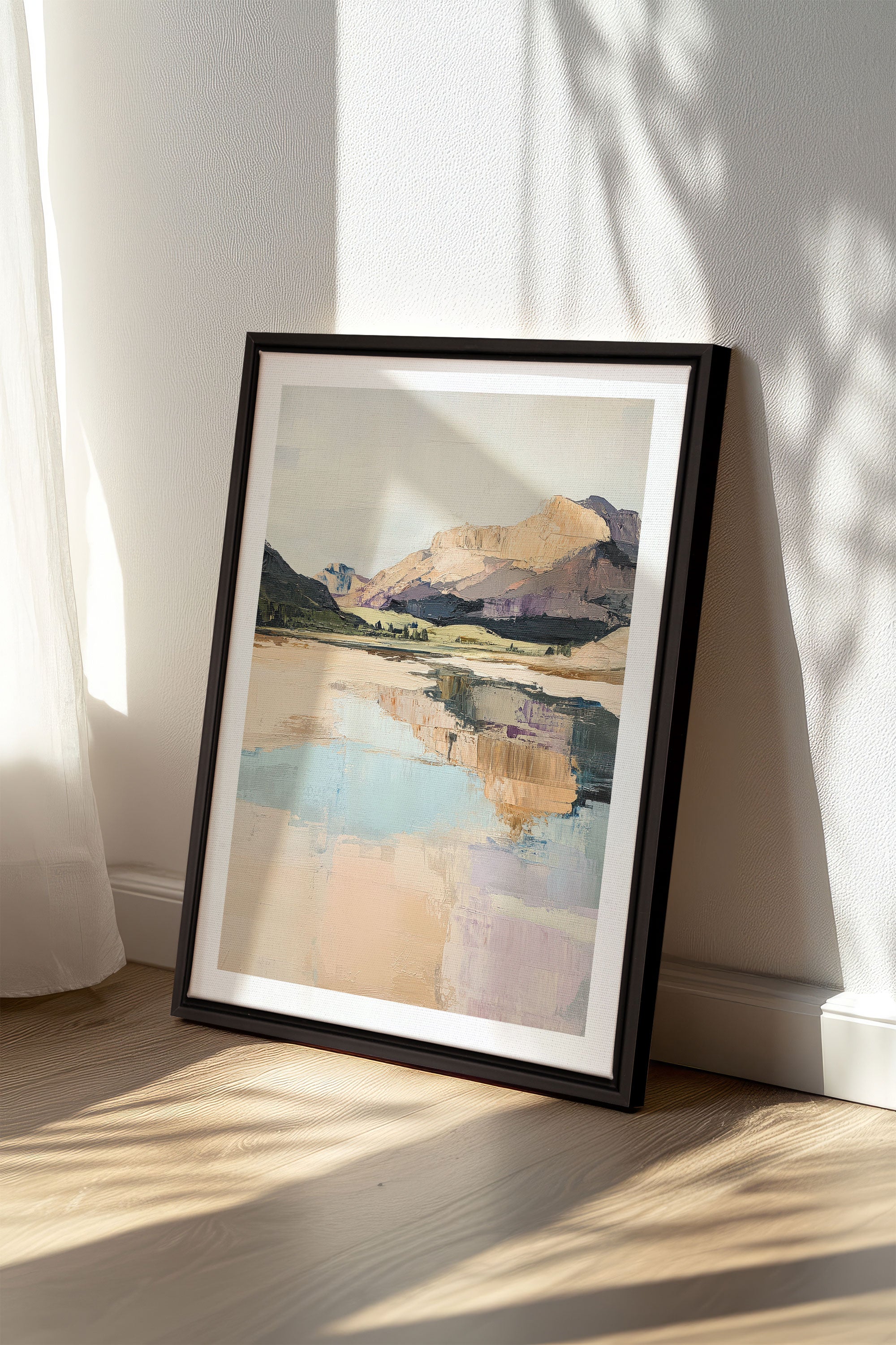 OLEKA CANVAS - WHISPERS OF THE CANYON, Oeuvre sur toile étirée, encadré Noir