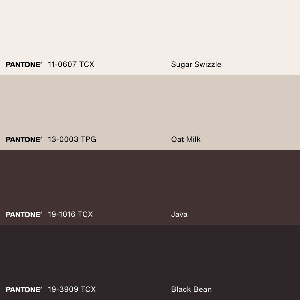 TRIO FEUILLAGE BRUN, 3 Oeuvres sur toile étirée, encadré Naturel Clair