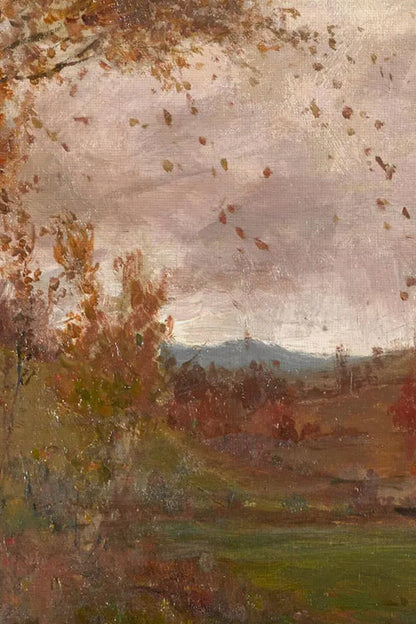 BRISE DES BOIS, Oeuvre sur toile rigide, encadré Vintage Bronze