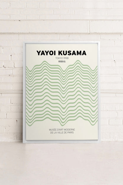 OLEKA CANVAS - YAYOI I, Oeuvre sur toile étirée, encadré Blanc